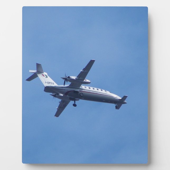 Plaque Photo Piaggio P180 (Devant)