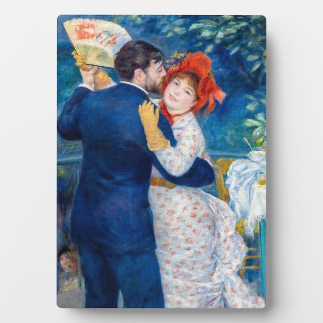Plaque Photo Pierre-Auguste Renoir - Danse country (Devant)