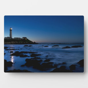 Plaque Photo Pigeon point Lighthouse A aidé Moon Bay, Ca