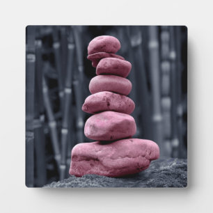 Plaque Photo Pile de pierre