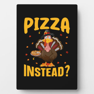 Plaque Photo Pizza Thanksgiving