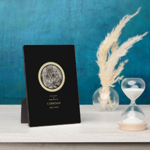 Plaque Photo Placa con atril