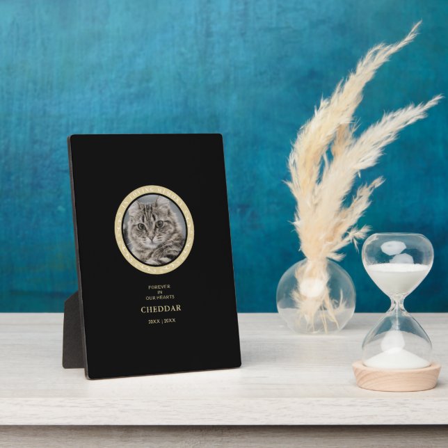 Plaque Photo Placa con atril (Côté)