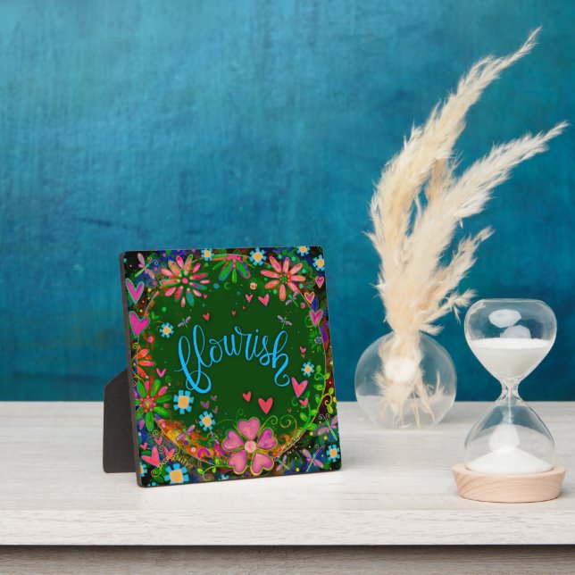 Plaque Photo Plaisir Flore Plutôt Floral Inspiration Whimsical (Insitu)