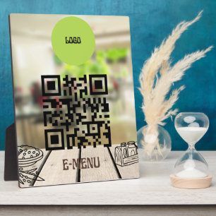 Plaque Photo Plaisirs numériques : 8x10 avec le menu Easel QR C