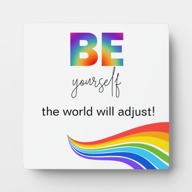 Plaque Photo Plate-forme de table Be Yself (Devant)