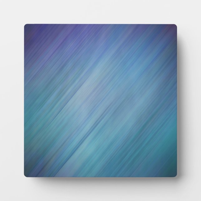 Plaque Photo Pluie bleue diagonale (Devant)