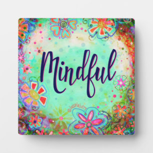 Plaque Photo Plutôt Minutieux Floral Moderne Eau Inspirivity