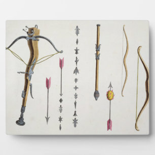 Plaque Photo Poches et flèches du 14ème au 15ème siècle, assiet