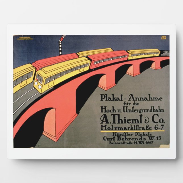 Plaque Photo 'Point de collecte pour le chemin de fer terrestre (Devant)