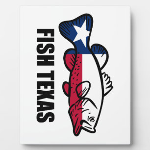Plaque Photo Poisson Texas