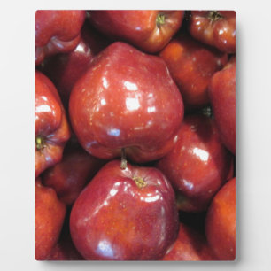 Plaque Photo Pommes rouges foncées