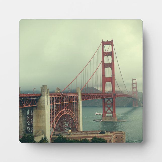 Plaque Photo Pont Golden Gate (Devant)