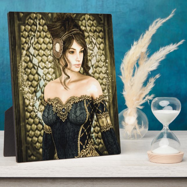 Plaque Photo Portrait de Princesse de Conte de Fées Enchanté (Côté)