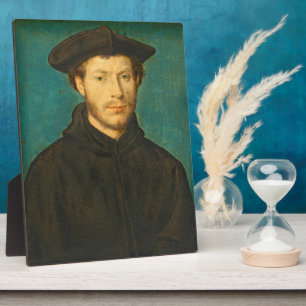 Plaque Photo Portrait d'un homme, c. 1536-40 (huile sur noyer)