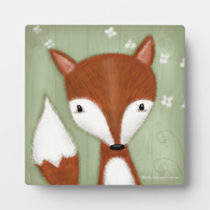 Plaque Photo Portrait Fox
