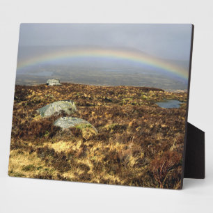 Plaque Photo Poster de carte postale Rainbow Rannoch Moor