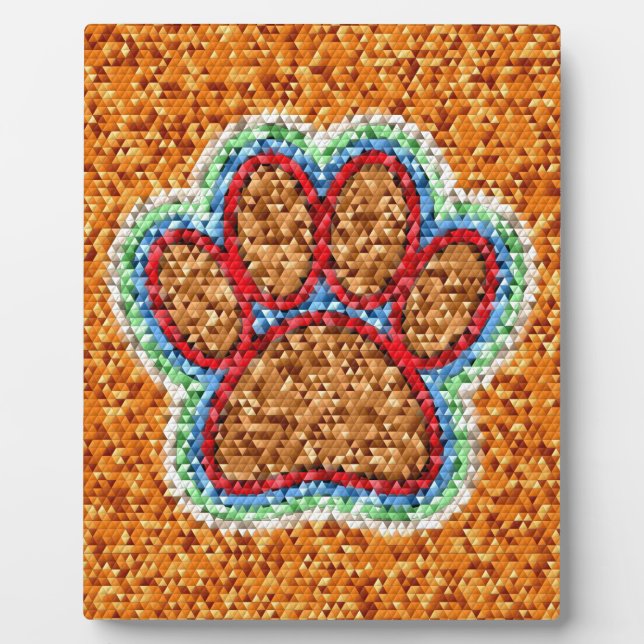 Plaque Photo Pot de chien basse (Devant)