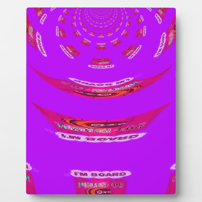 Plaque Photo Pour drôle, je me manque de toi (Devant)