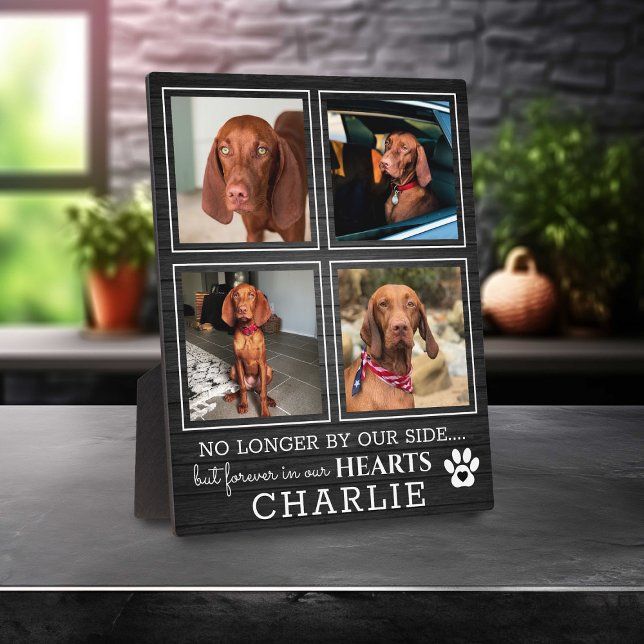 Plaque Photo Pour toujours dans nos cœurs | Collage photo rusti (Créateur téléchargé)