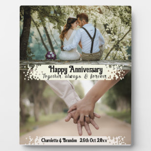 Plaque Photo Pour toujours et toujours : Joyeux anniversaire cu