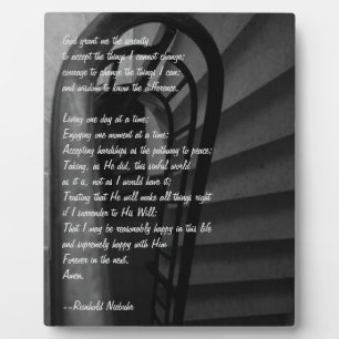 Plaque Photo Prière de sérénité