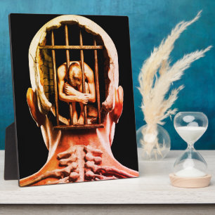Plaque Photo Prison de l'Esprit – Art mural conceptuel surréal