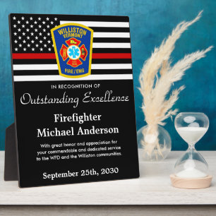 Plaque Photo Prix de reconnaissance du logo du service des pomp