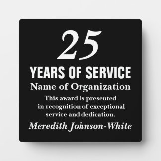 Plaque Photo Prix de reconnaissance du service bénévole étoilé