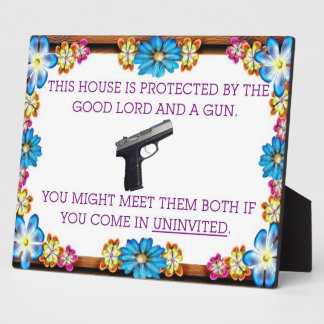 PLAQUE PHOTO PROTECTED