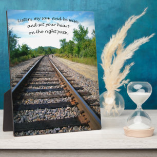 Plaque Photo Proverbes 23:19