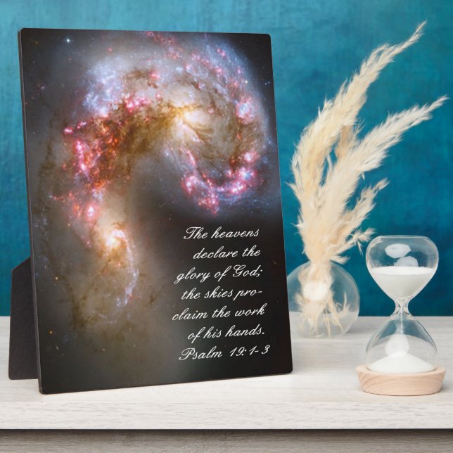 Plaque Photo Psaumes 19 Inspirationnel (Côté)