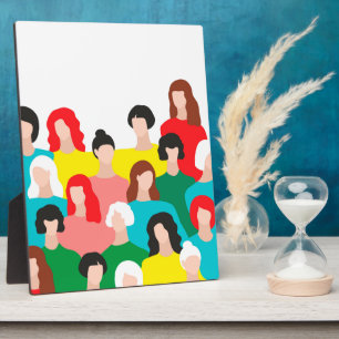 Plaque Photo Puissance des filles