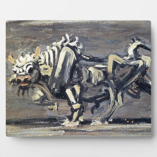 Plaque Photo Puissant tableau "White Ox 1" de Lee Jung-seob