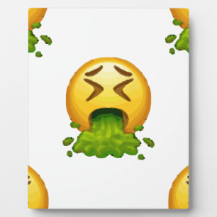 Plaque Photo puking émoji