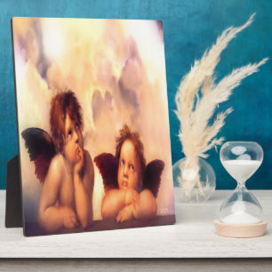 Plaque Photo Putti paire d'anges