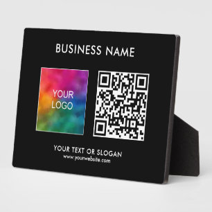 Plaque Photo QR Code Entreprise Logo Entreprise Personnalisé Ho