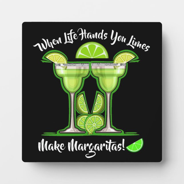 Plaque Photo Quand La Vie Vous Met À Mal Limes ... (Devant)