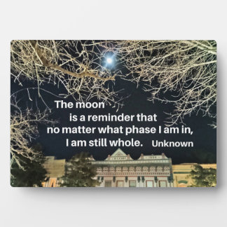 Plaque Photo Quote about self esteem. 