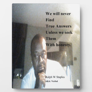 Plaque Photo Ralph Wisden Staples