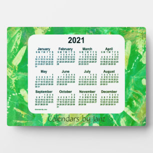 Plaque Photo Recoleta Green Tracks Calendrier 2021 par Janz