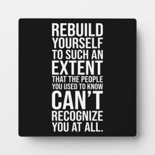 Plaque Photo Reconstruisez-vous