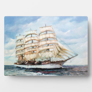 Plaque Photo Régate Cutty Sark/Course des grands voiliers Cutty