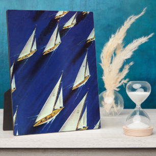 Plaque Photo Régate de voilier par Ski Weld