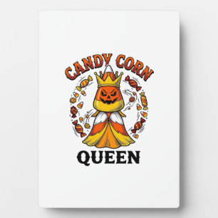 Plaque Photo Reine Candy Corn Vintage Halloween Candy Shirt Art
