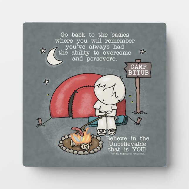 Plaque Photo Retour aux fondamentaux (Devant)