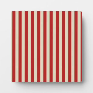 Plaque Photo Retro Vintage Vertical PopCorn Classic Stripes