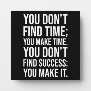 Plaque Photo Réussir - Motivation de l'agitation