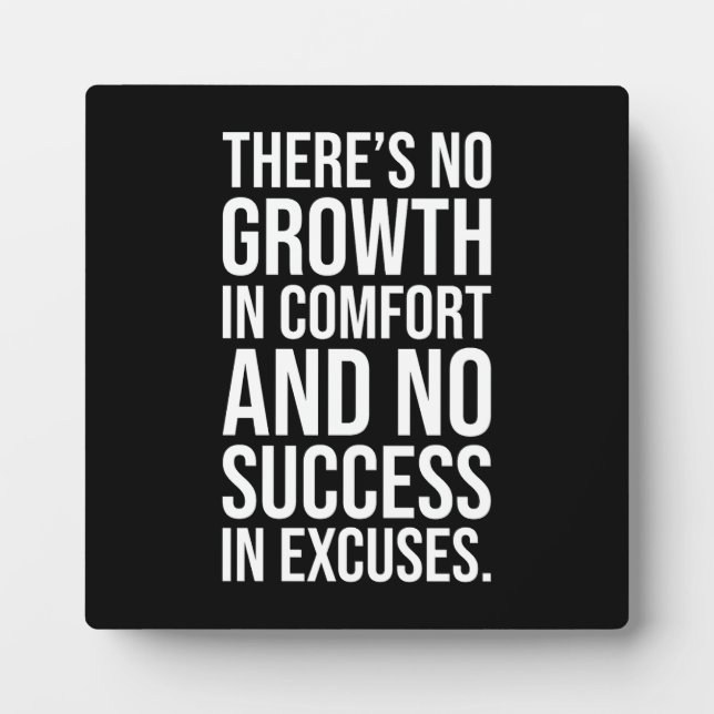 Plaque Photo Réussite et confort - Motivation du terrain (Devant)