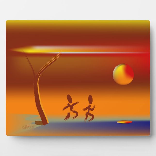 Plaque Photo Rivière Running (Devant)